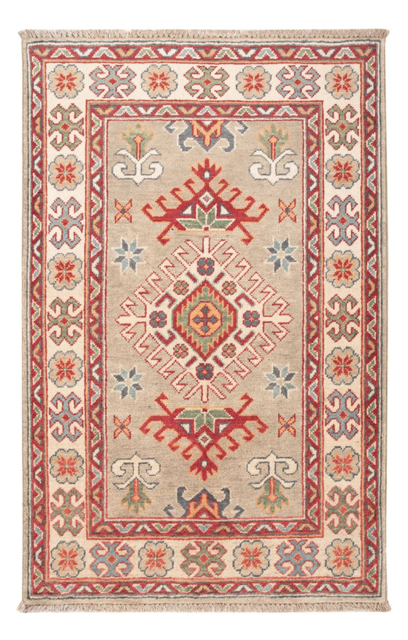 Kazak Teppich 81x126cm - Orientteppich - hellgrün