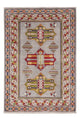 Kazak Teppich 101x149cm - Orientteppich - hellblau