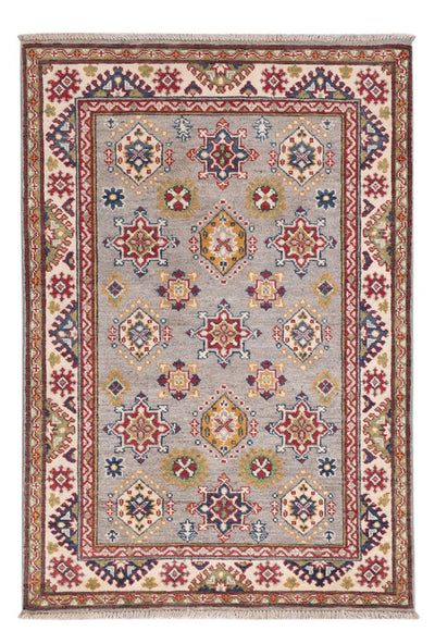 Kazak Teppich 102x154cm - Orientteppich - hellblau