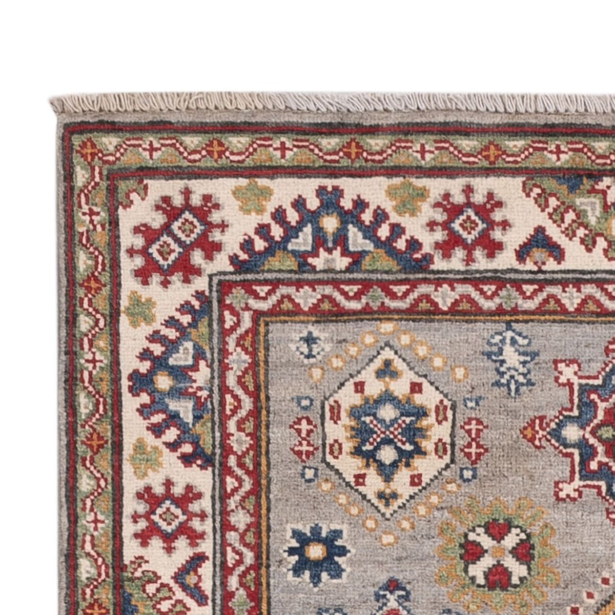 Kazak Teppich 102x154cm - Orientteppich - hellblau