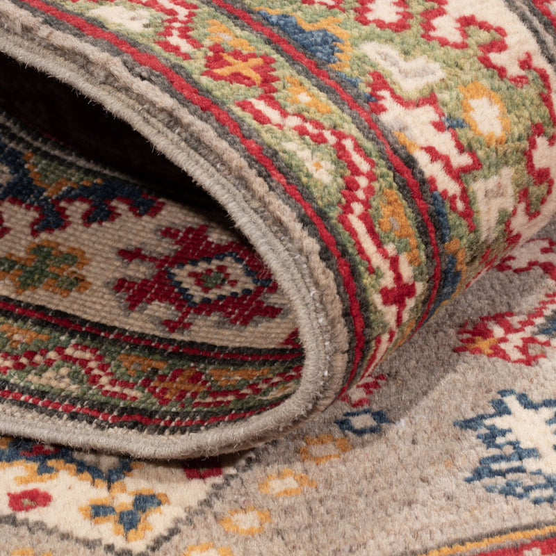 Kazak Teppich 102x154cm - Orientteppich - hellblau