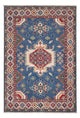 Kazak Teppich 122x183cm - Orientteppich - blau