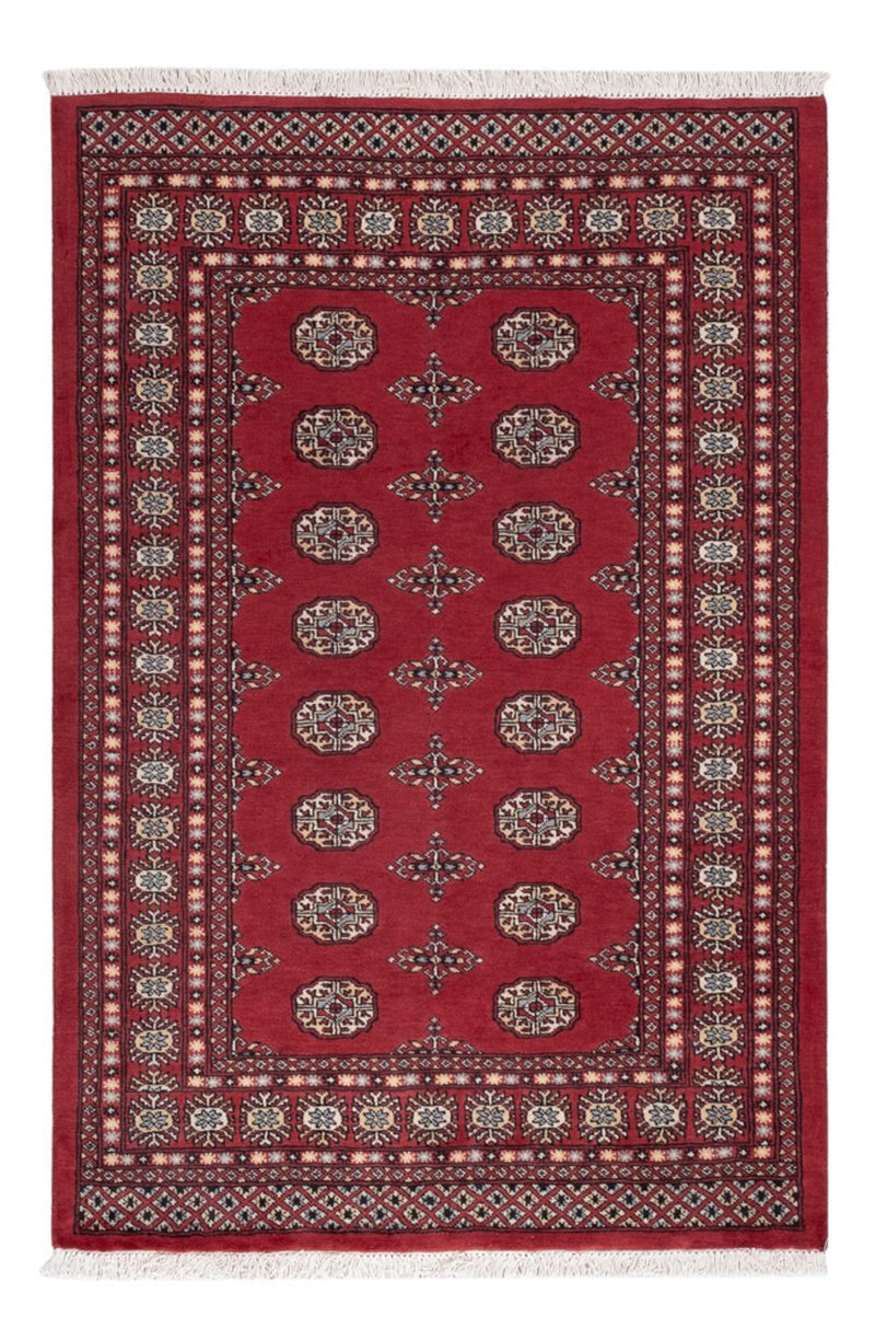 Pakistan Teppich 124x183cm - Orientteppich - rot