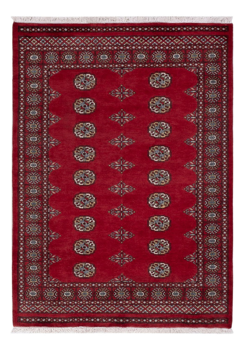 Pakistan Teppich 126x174cm - Orientteppich - rot