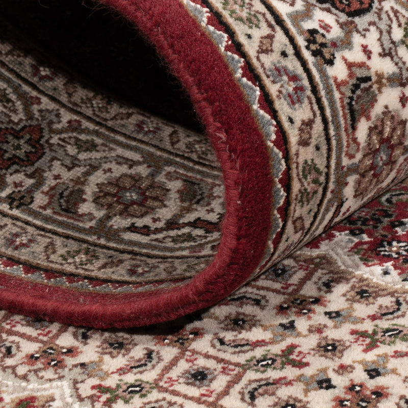 Indo Täbriz Teppich 123x187cm - Orientteppich - dunkelbeige