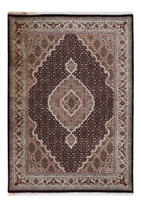 Indo Täbriz Teppich 127x184cm - Orientteppich - dunkelbeige – product image