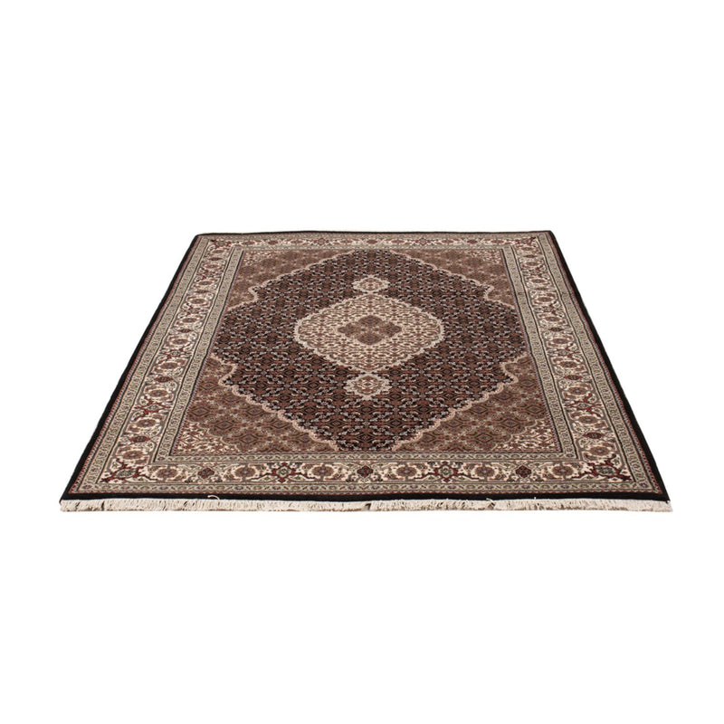 Indo Täbriz Teppich 125x185cm - Orientteppich - dunkelbeige