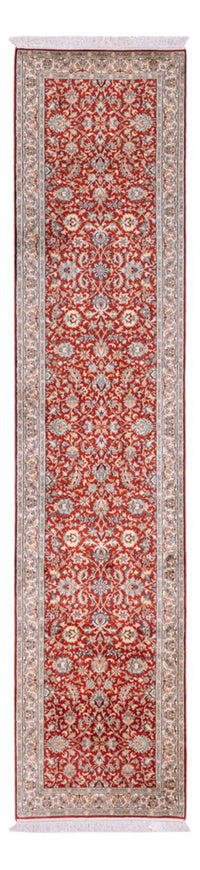 Kaschmir Seide Teppich 79x363cm - Orientteppich - rot – product image