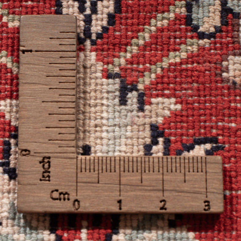 Kaschmir Seide Teppich 79x363cm - Orientteppich - rot