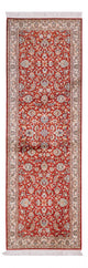 Kaschmir Seide Teppich 76x241cm - Orientteppich - rot