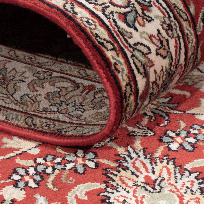 Kaschmir Seide Teppich 76x241cm - Orientteppich - rot