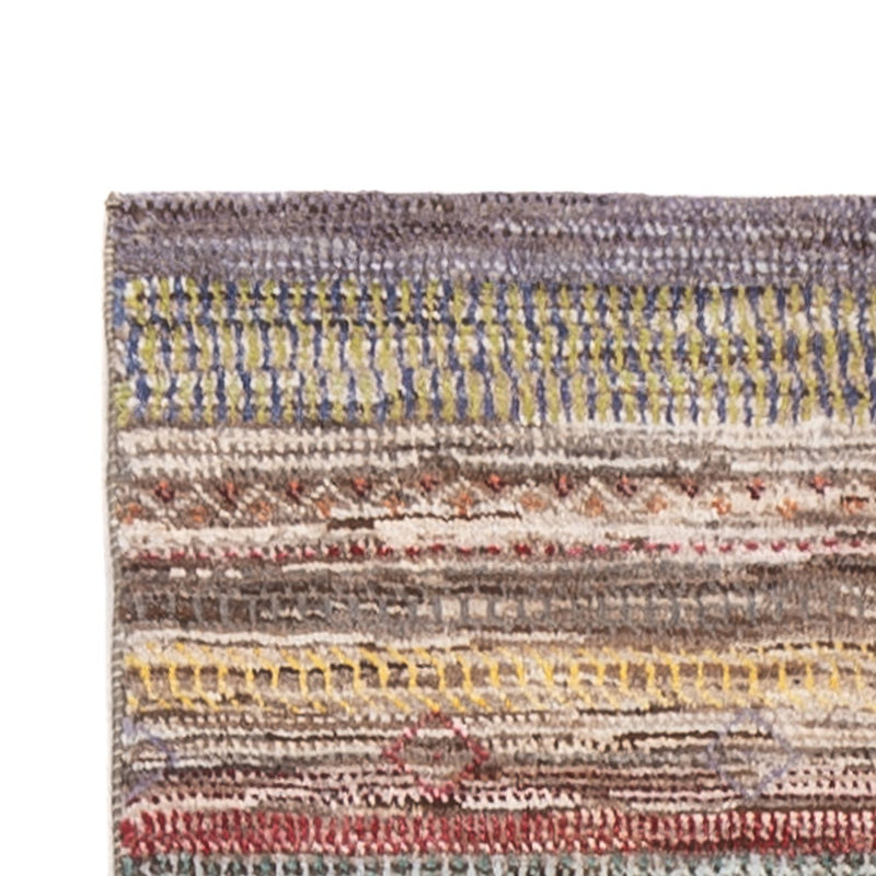 Gabbeh Persisch Teppich 78x340cm - Perserteppich Wollteppich - mehrfarbig
