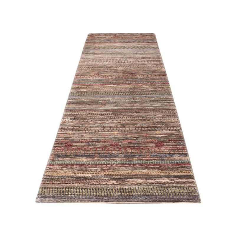 Gabbeh Persisch Teppich 78x340cm - Perserteppich Wollteppich - mehrfarbig