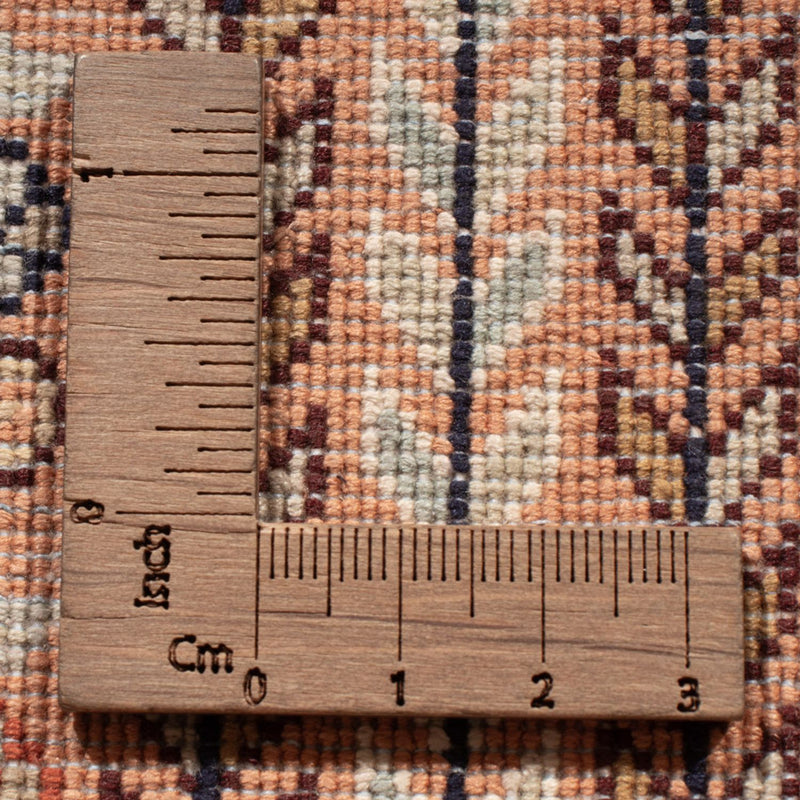 Kaschmir Seide Teppich 79x304cm - Orientteppich - dunkelbeige