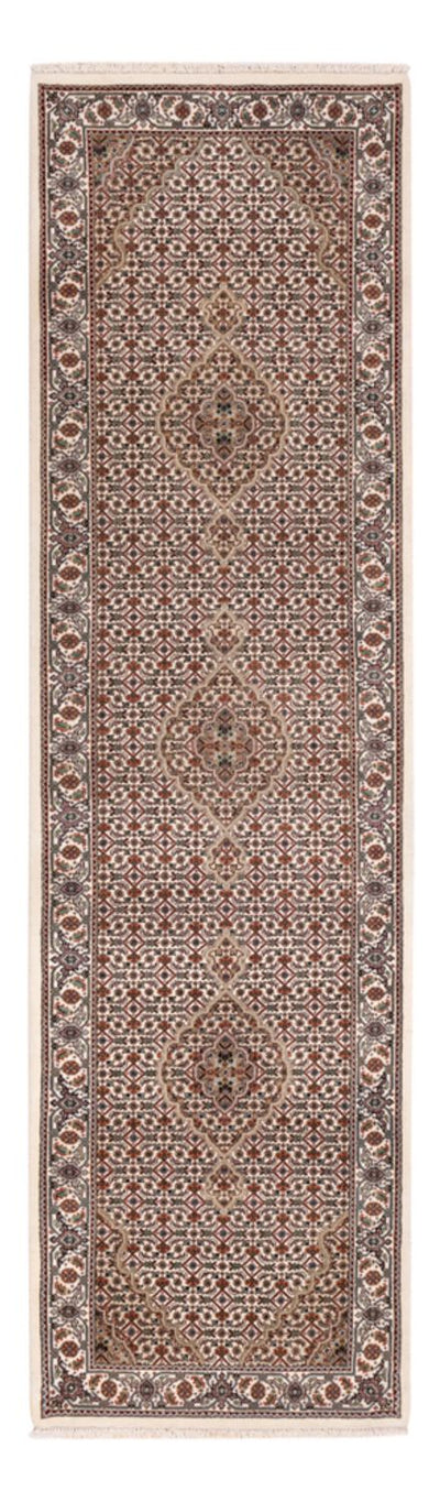 Indo Täbriz Teppich 84x315cm - Orientteppich - dunkelbeige