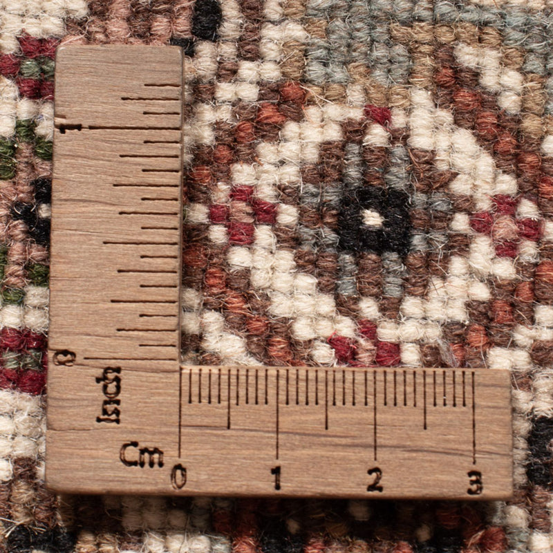 Indo Täbriz Teppich 84x315cm - Orientteppich - dunkelbeige
