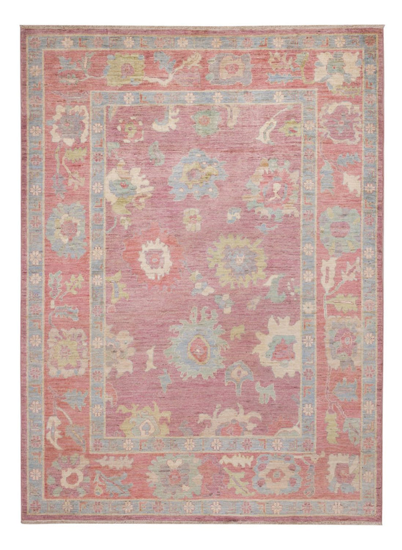 Usak Teppich 172x240cm - Orientteppich - hellrot