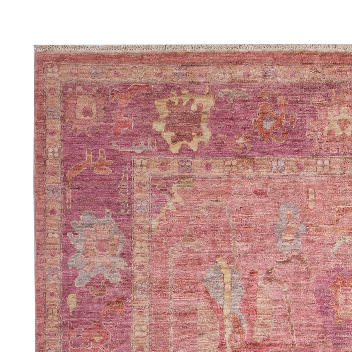 Usak Teppich 169x238cm - Orientteppich - hellrot