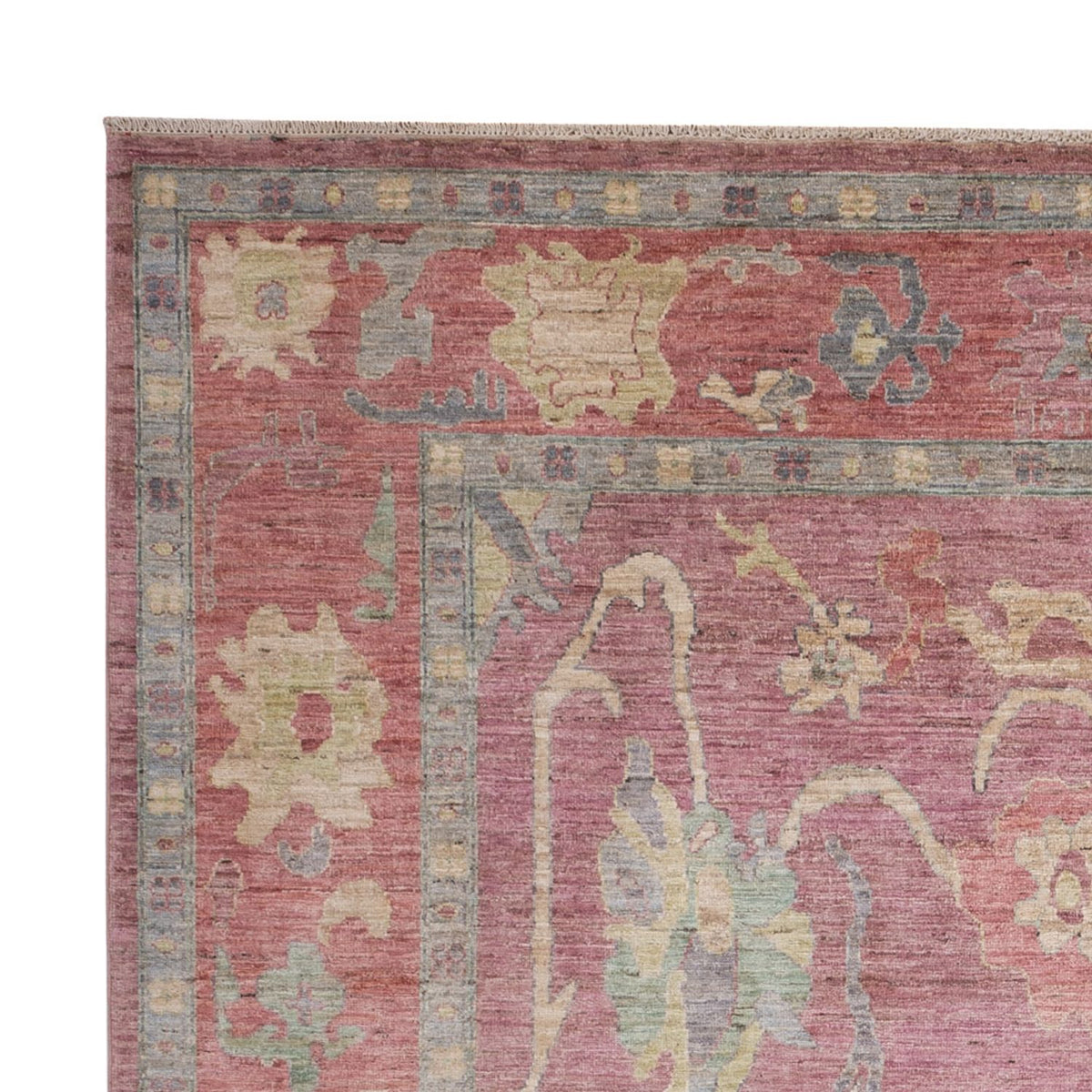 Usak Teppich 208x291cm - Orientteppich - hellrot