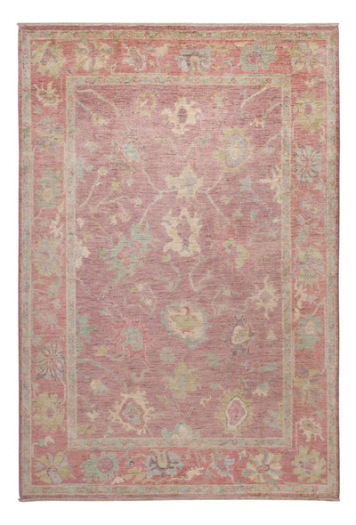 Usak Teppich 204x300cm - Orientteppich - hellrot