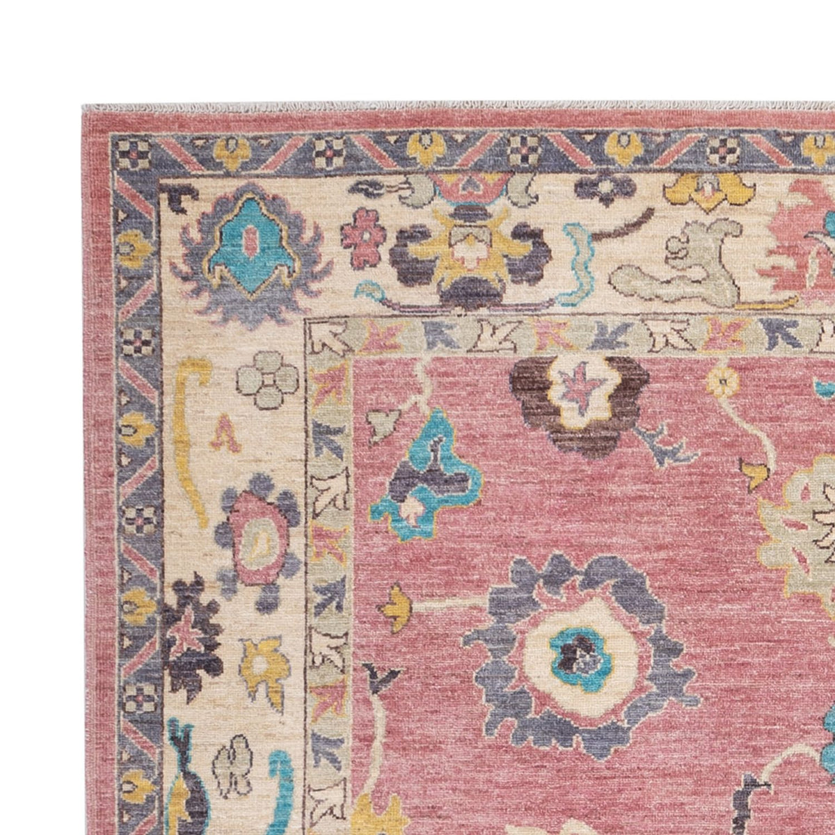 Usak Teppich 174x234cm - Orientteppich - hellrot