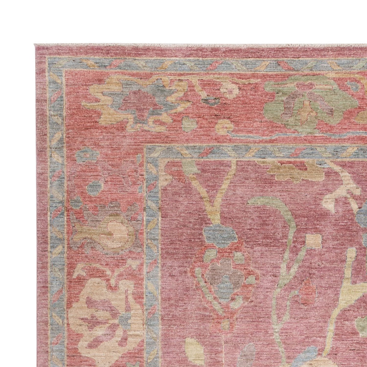Usak Teppich 267x369cm - Orientteppich - hellrot