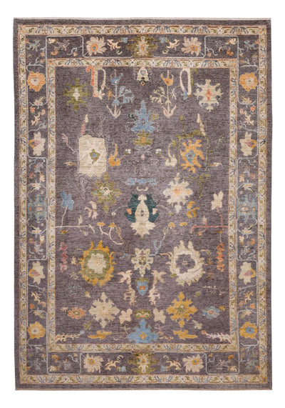 Usak Teppich 270x378cm - Orientteppich - dunkelbeige
