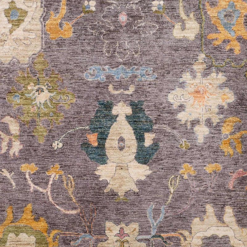 Usak Teppich 270x378cm - Orientteppich - dunkelbeige