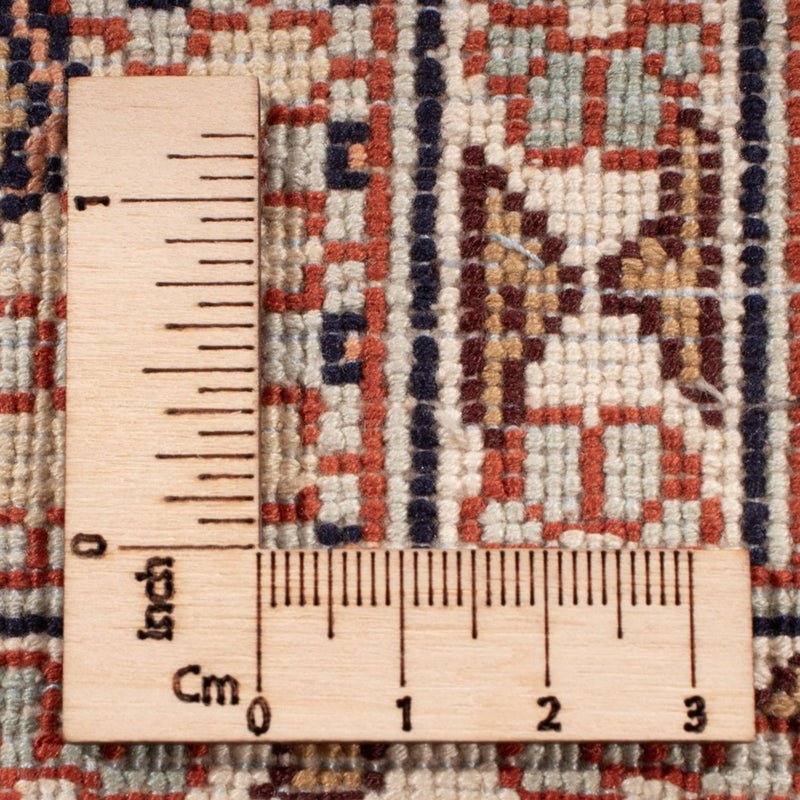 Kaschmir Seide Teppich 274x362cm - Orientteppich - dunkelbeige