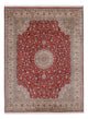 Kaschmir Seide Teppich 244x327cm - Orientteppich - rot