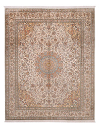 Kaschmir Seide Teppich 249x320cm - Orientteppich - beige – product image