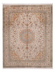 Kaschmir Seide Teppich 249x320cm - Orientteppich - beige