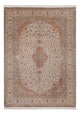 Kaschmir Seide Teppich 250x344cm - Orientteppich - beige