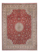 Kaschmir Seide Teppich 245x321cm - Orientteppich - rot