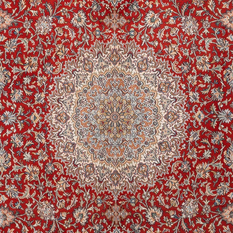 Kaschmir Seide Teppich 245x321cm - Orientteppich - rot