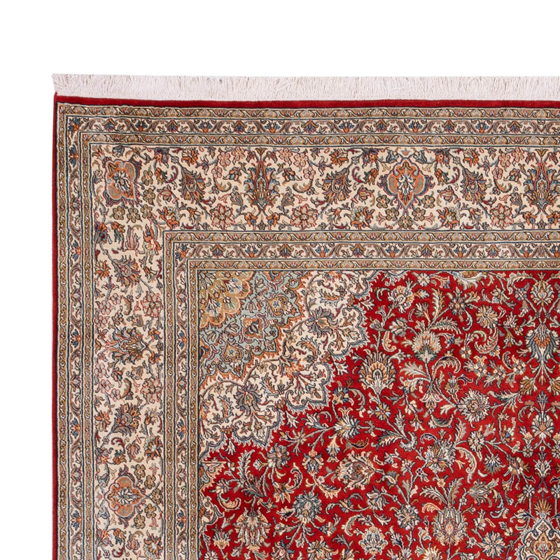 Kaschmir Seide Teppich 245x321cm - Orientteppich - rot