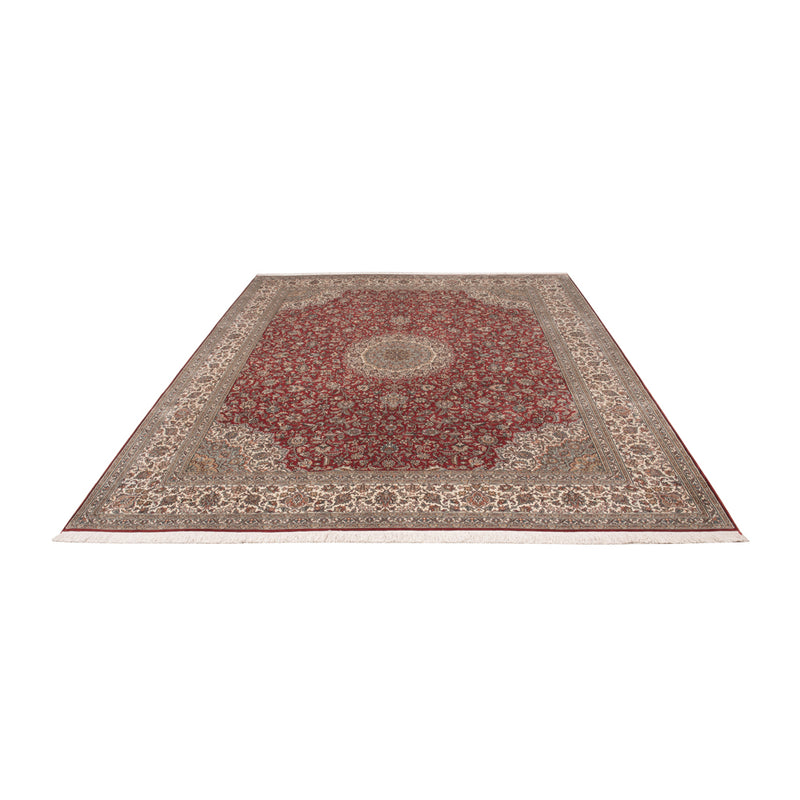 Kaschmir Seide Teppich 245x321cm - Orientteppich - rot