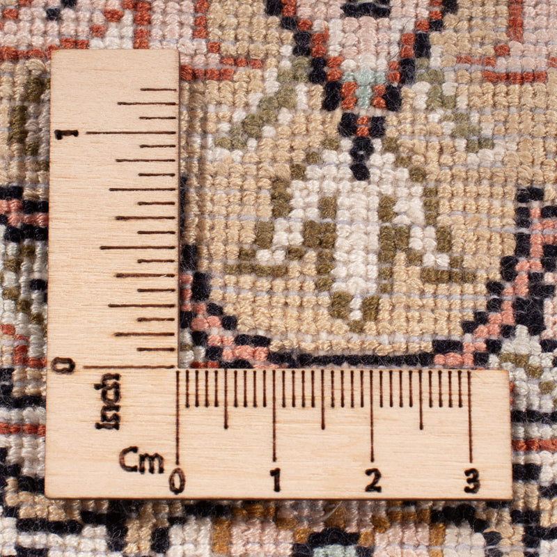 Seidenteppich - Kaschmir Seide - 273 x 381 cm - dunkelbeige