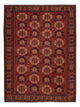 Kelim Afghan Teppich 272x348cm - dunkelrot