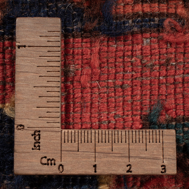 Kelim Afghan Teppich 272x348cm - dunkelrot
