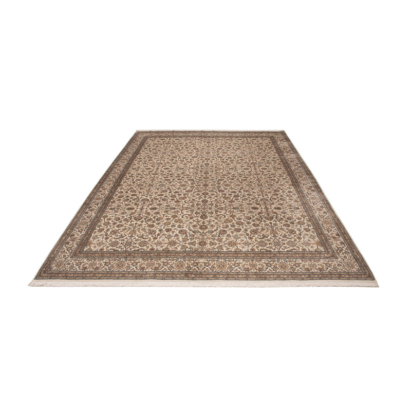 Kaschmir Seide Teppich 245x356cm - Orientteppich - beige