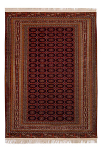 Afghan Teppich 243x321cm - Orientteppich - dunkelrot – product image