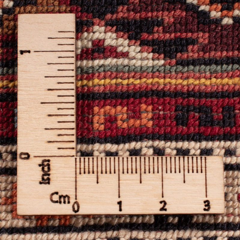 Afghan Teppich 243x321cm - Orientteppich - dunkelrot