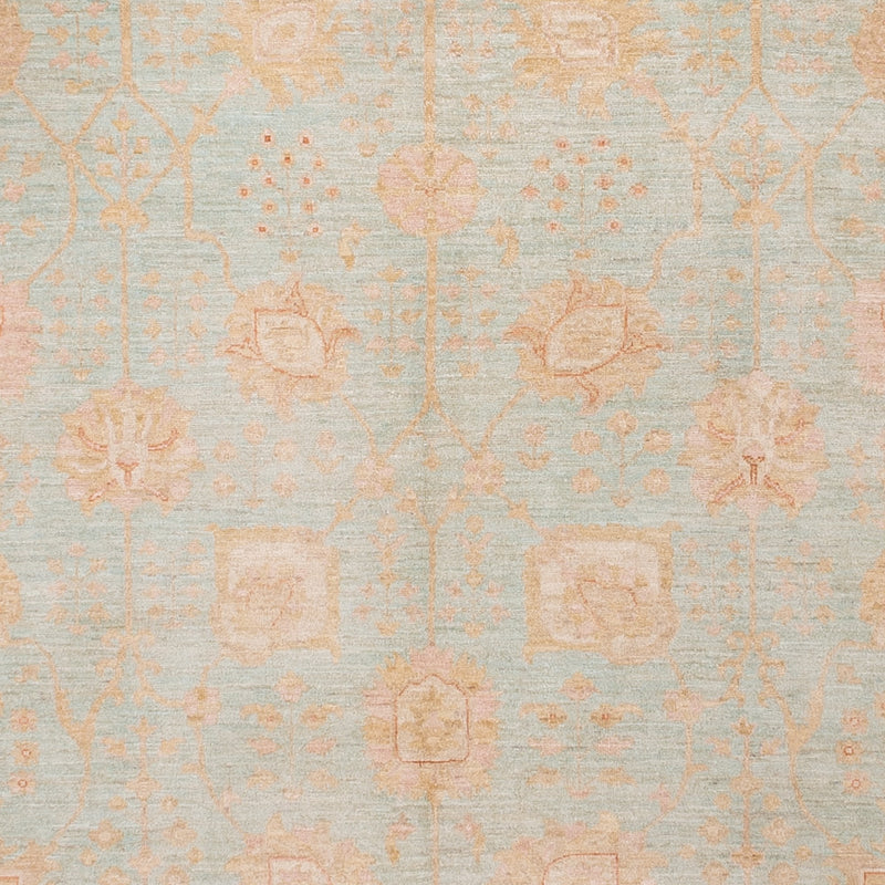 Ziegler Teppich 309x394cm - Orientteppich - hellblau