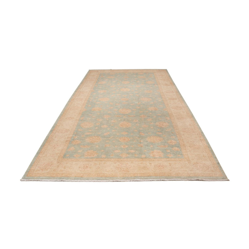 Ziegler Teppich 199x418cm - Orientteppich - hellblau