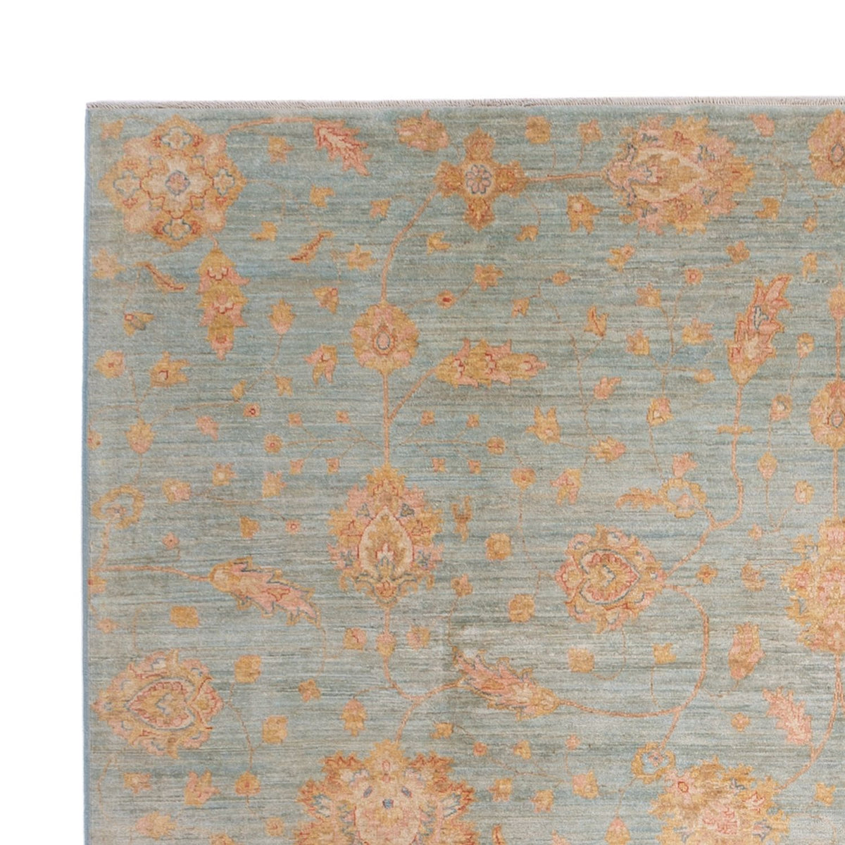 Ziegler Teppich 306x402cm - Orientteppich - hellblau