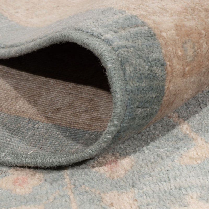 Ziegler Teppich 297x298cm - Orientteppich - hellblau