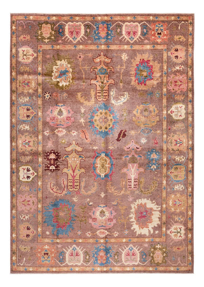Usak Teppich 304x418cm - Orientteppich - dunkelbeige