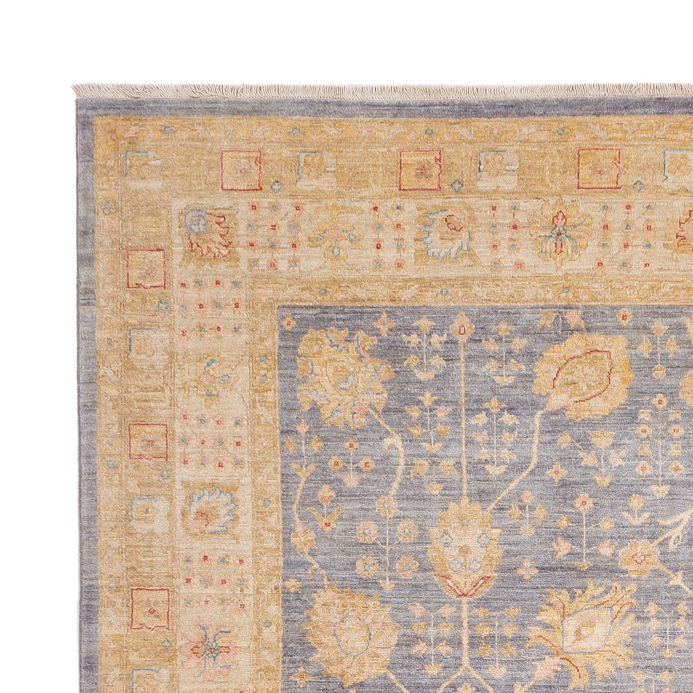 Ziegler Teppich 257x343cm - Orientteppich - hellblau