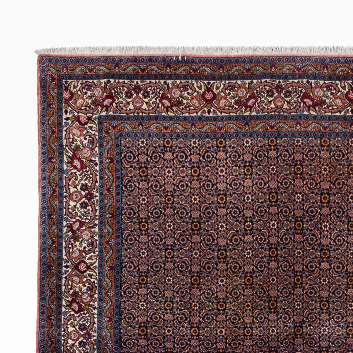 Bidjar - Takab Teppich 252x349cm - Perserteppich - dunkelbeige